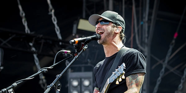 Godsmack performing live in concert